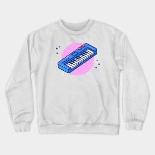 Keyboard Piano Music Crewneck Sweatshirt